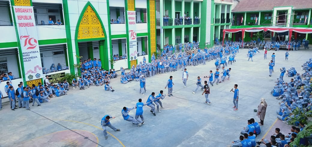 Beragam Lomba Mewarnai HUT Kemerdekaan RI di MAN 1 Lubuklinggau 