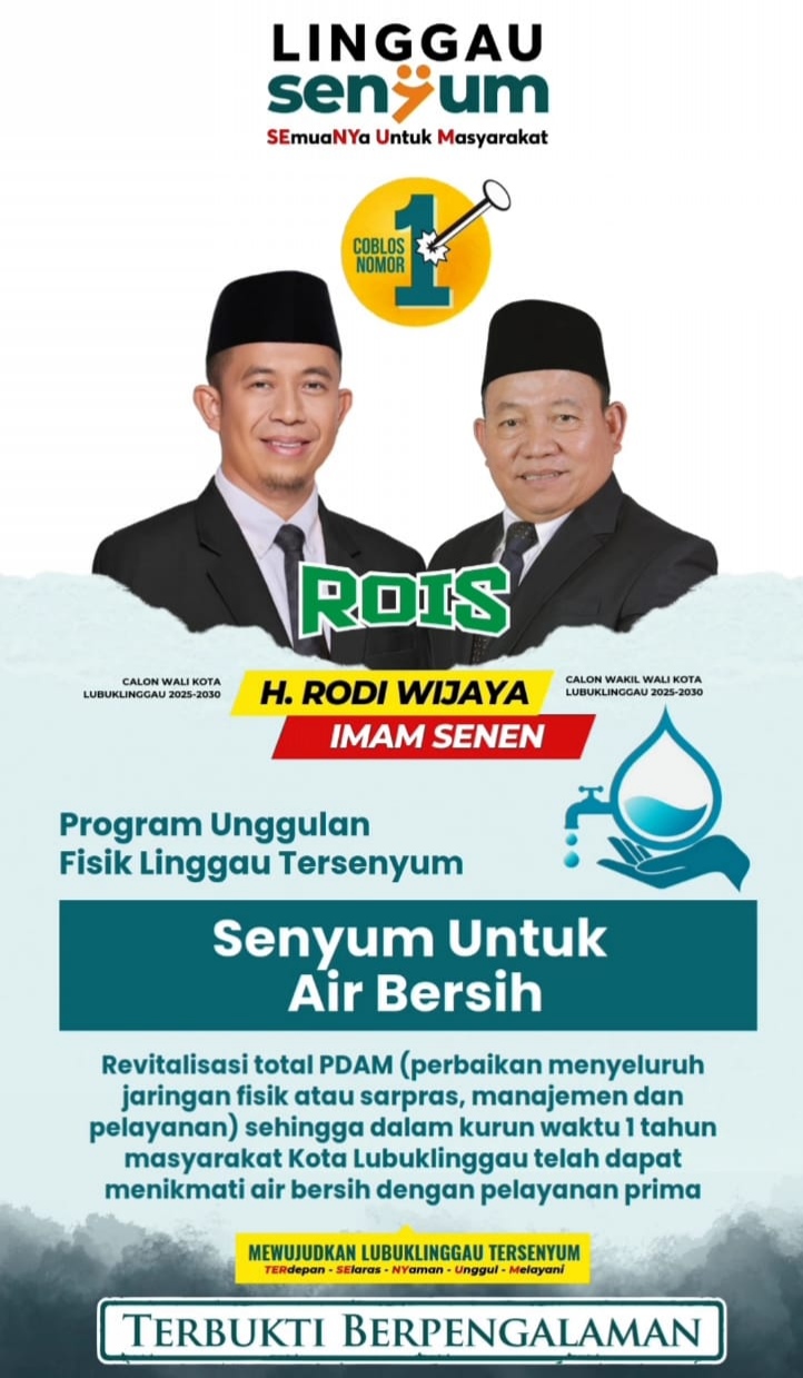 Revitalisasi Air Bersih Langsung Konsumsi, dari ROIS untuk Semua Masyarakat