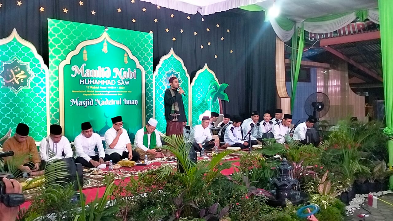 Pengurus Masjid Nadzirul Iman Kelurahan Majapahit Peringati Maulid Nabi Muhammad SAW Tahun 1446 Hijriah