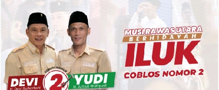 KPU Muratara Publikasikan Visi Misi Paslon Nomor Urut 2 H Devi Suhartoni-H Junius Wahyudi